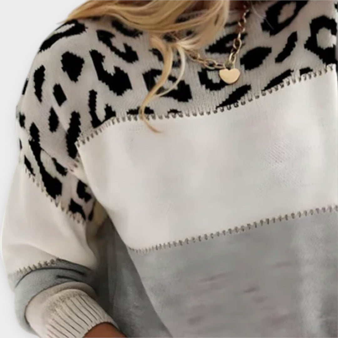 Cheyenne - Suéter casual con diseño de leopardo 2