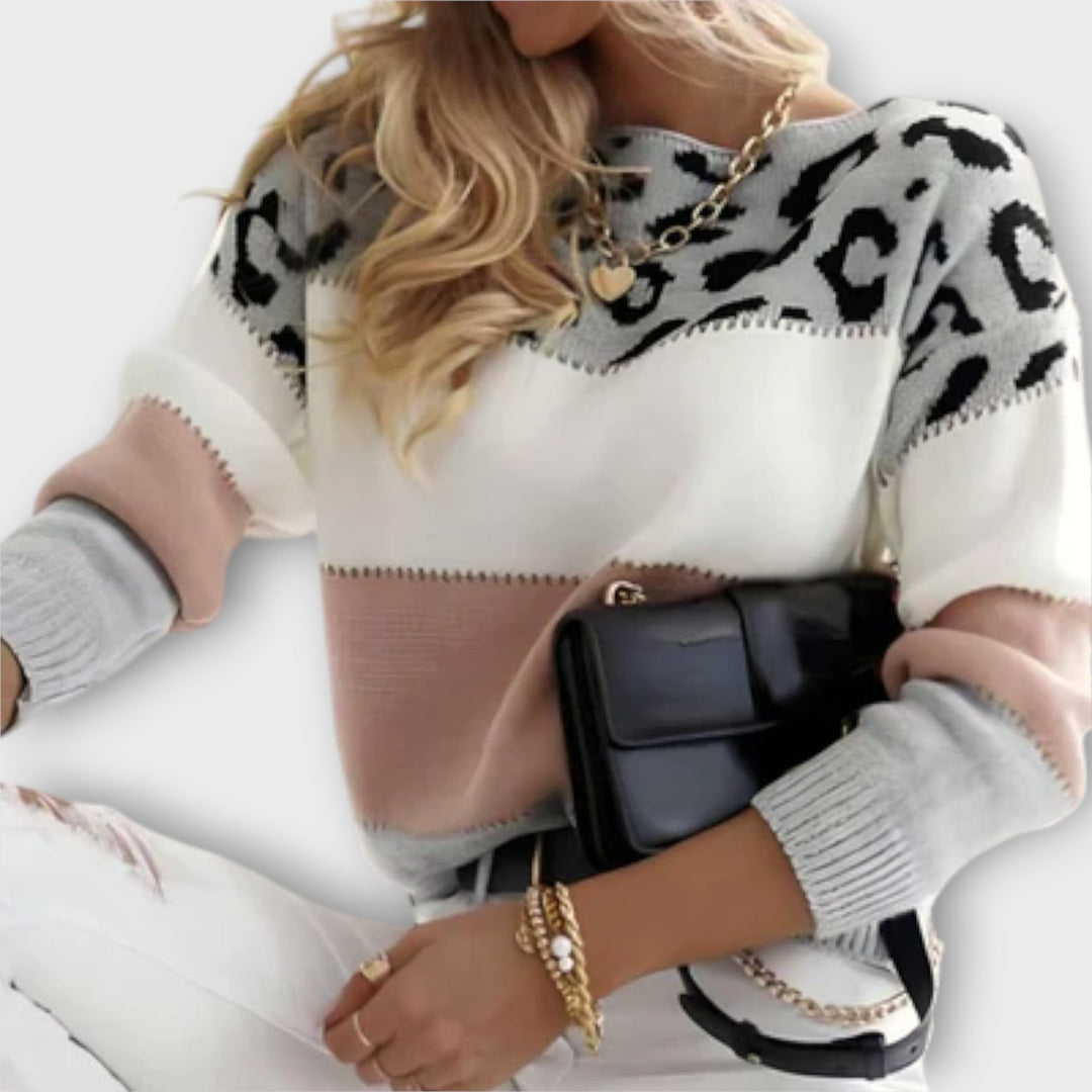 Cheyenne - Suéter casual con diseño de leopardo 5