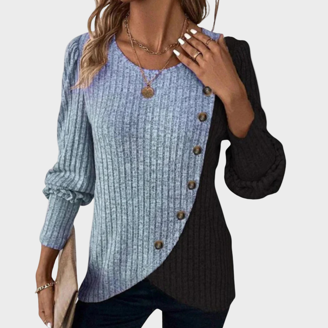 Kaia | Jersey de punto con botones 2