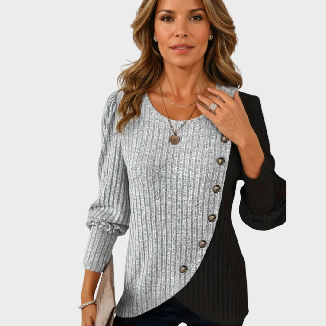 Kaia | Jersey de punto con botones 3