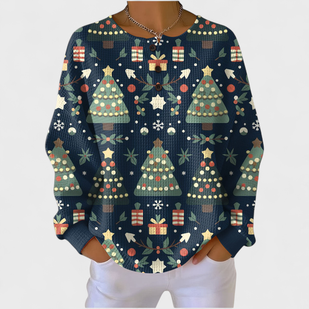 Mila | Jersey estampado multicolor 1