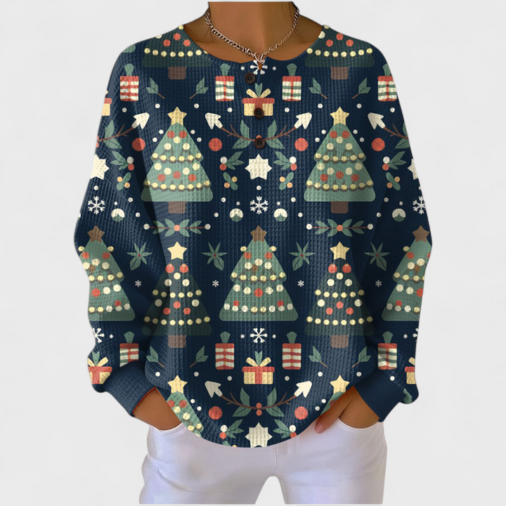 Mila | Jersey estampado multicolor 1
