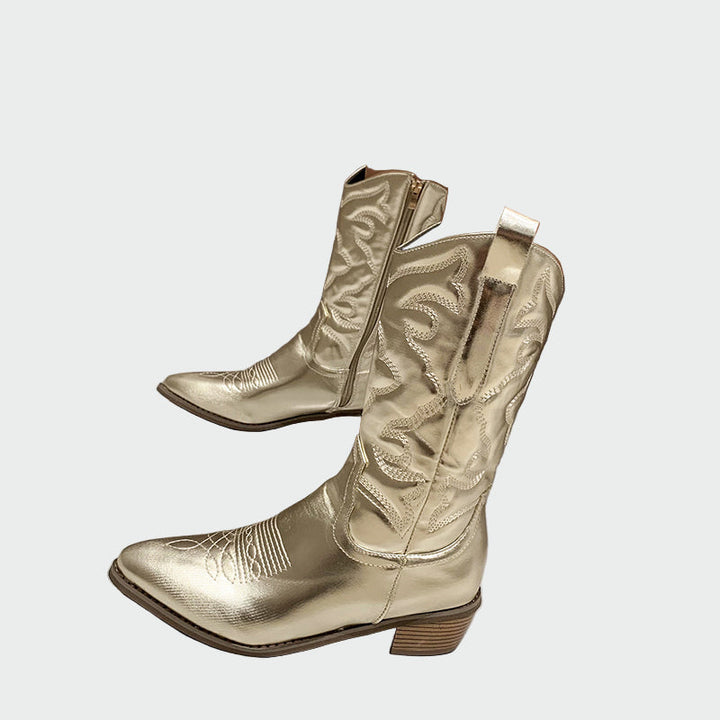 Botas de cowboy metálicas 2