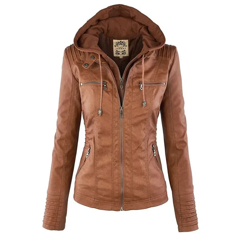 Flora™ | Chaqueta de Piel Sintética 2