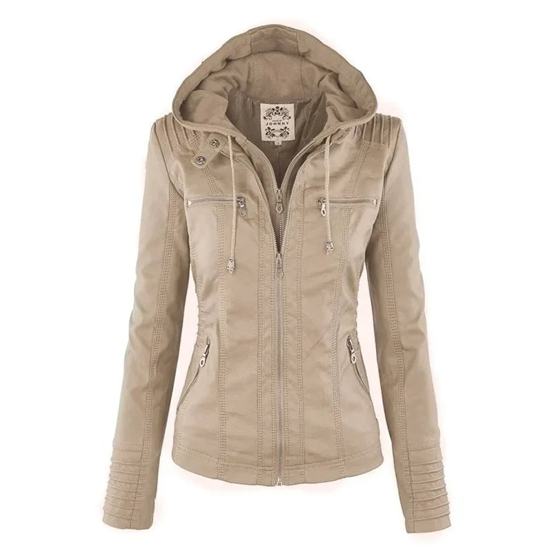Flora™ | Chaqueta de Piel Sintética 3