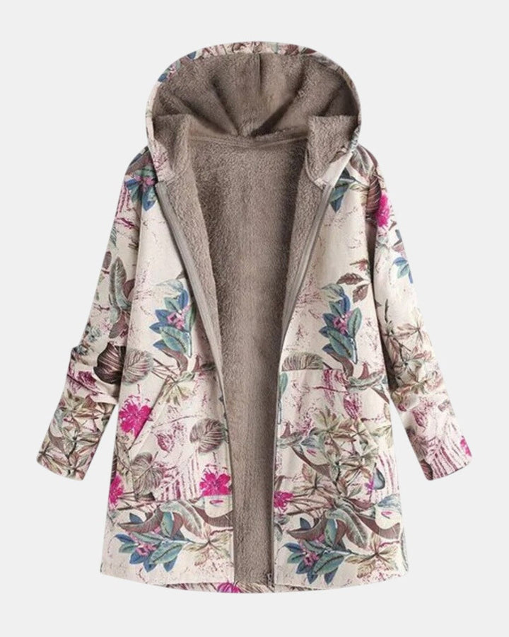 Ivy | Chaqueta polar botánica pastel 2