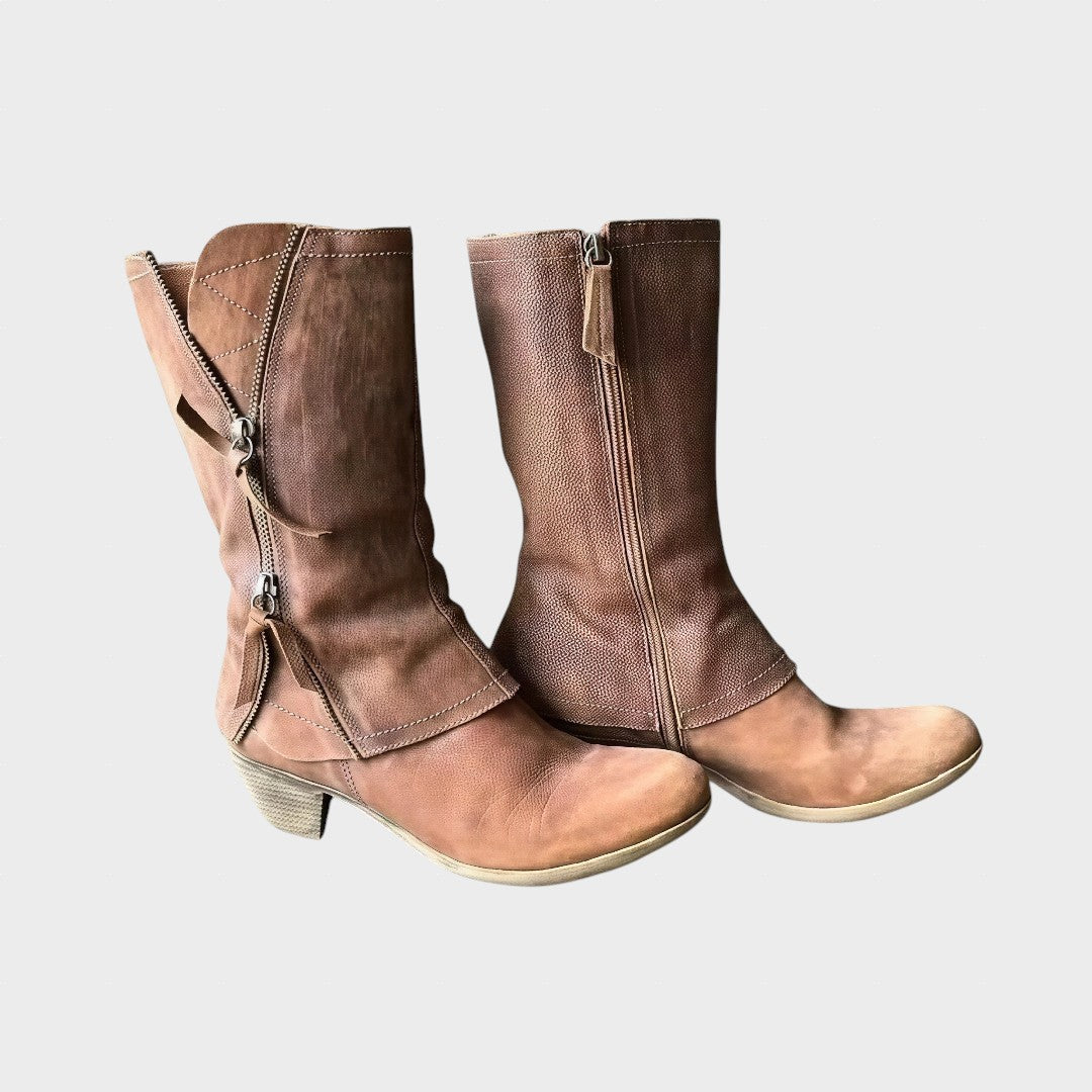 Alma – Botas vintage a media pantorrilla 1