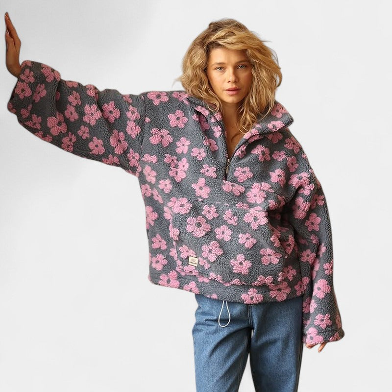 Zala – Camiseta boho cómoda con motivo floral 5