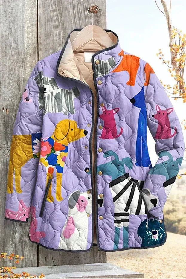 Mila | Chaqueta estampada desenfadada 2