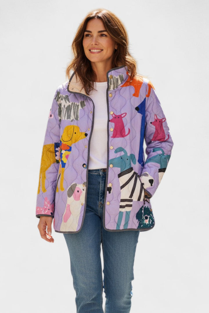 Mila | Chaqueta estampada desenfadada 1