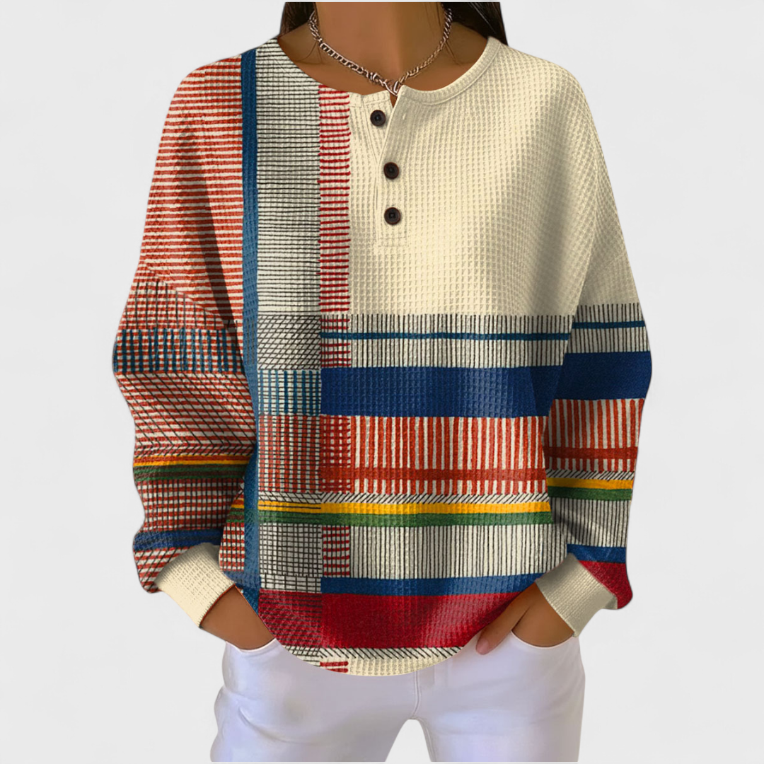 Femke | Jersey multicolor elegante 1