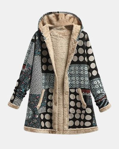 Nova | Chaqueta polar de lunares retro 1