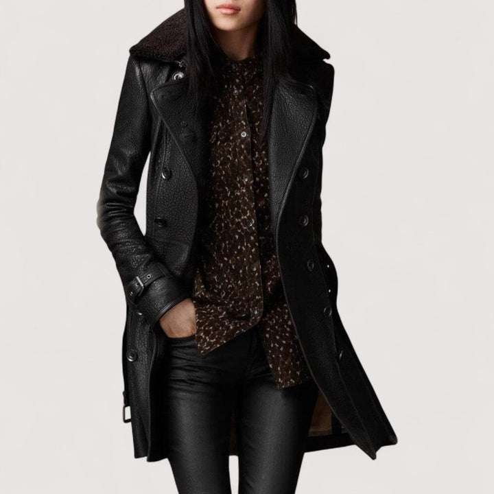 Catalina™ | Chaqueta de Cuero de Corte Largo 3
