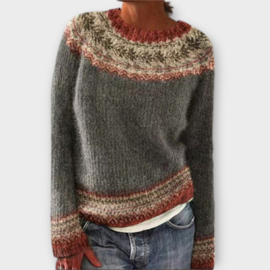 Suéter de punto vintage para mujeres 4