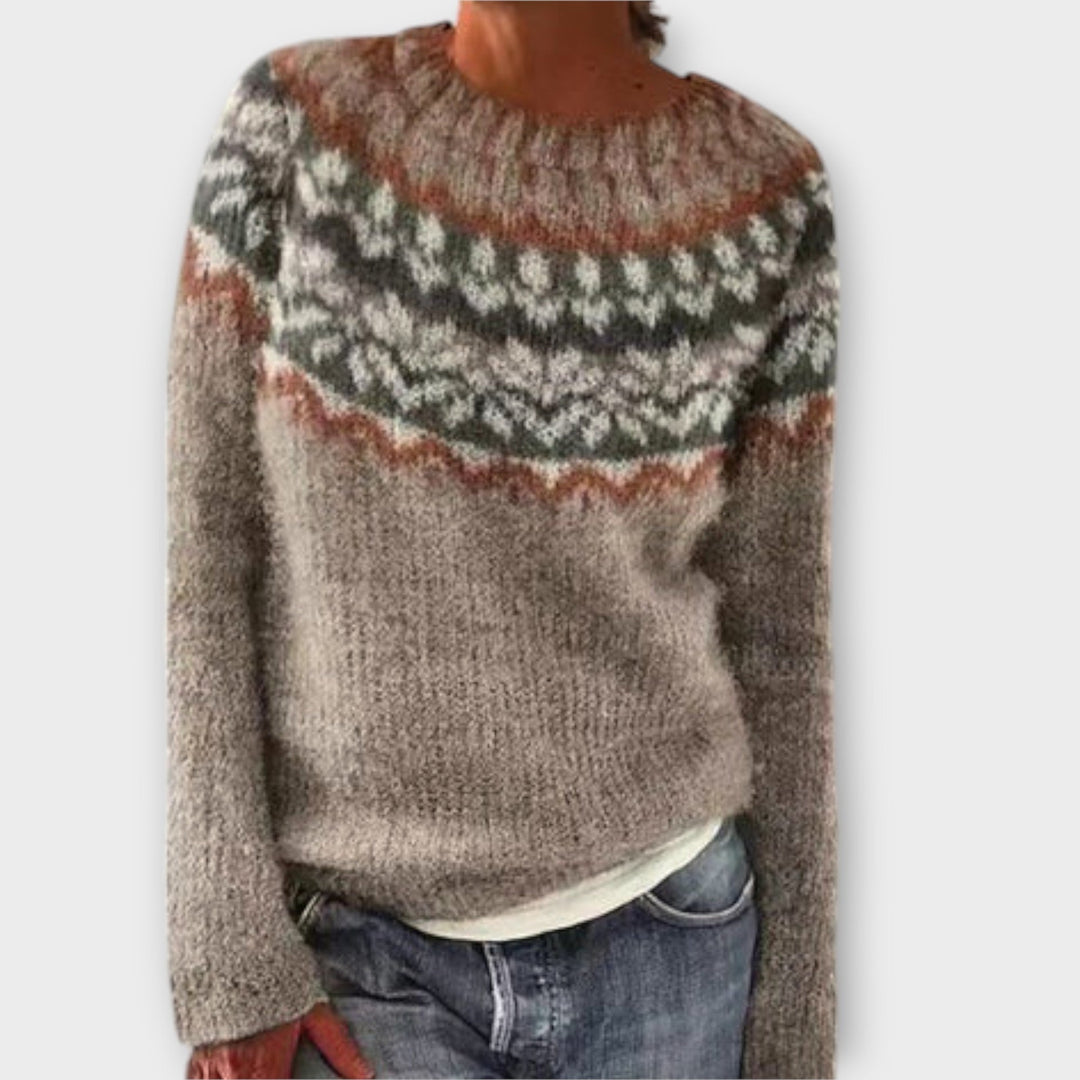 Suéter de punto vintage para mujeres 3