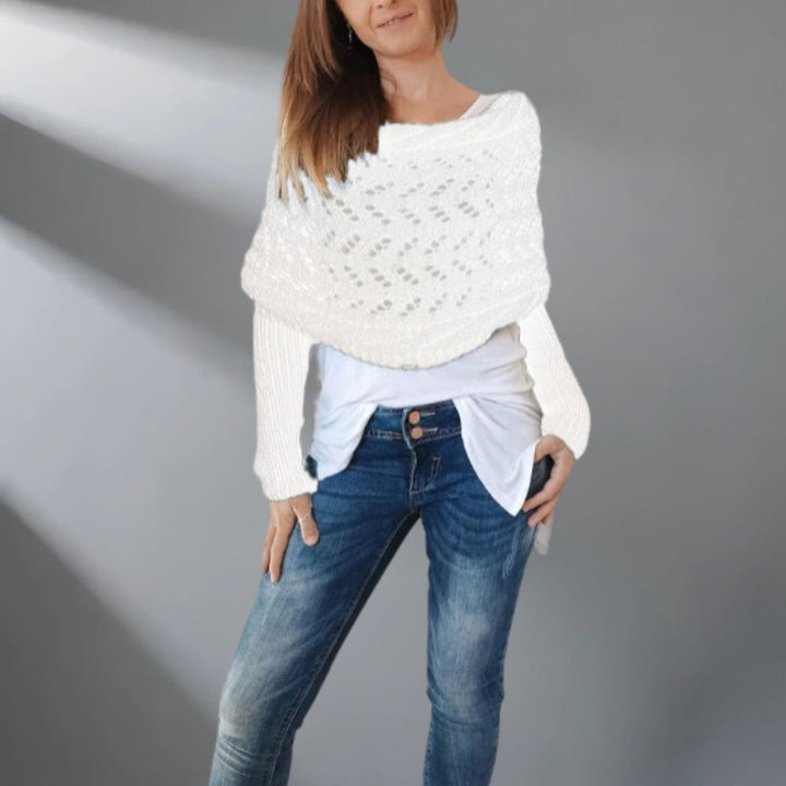 Celeste™ - Chal elegante de punto 9