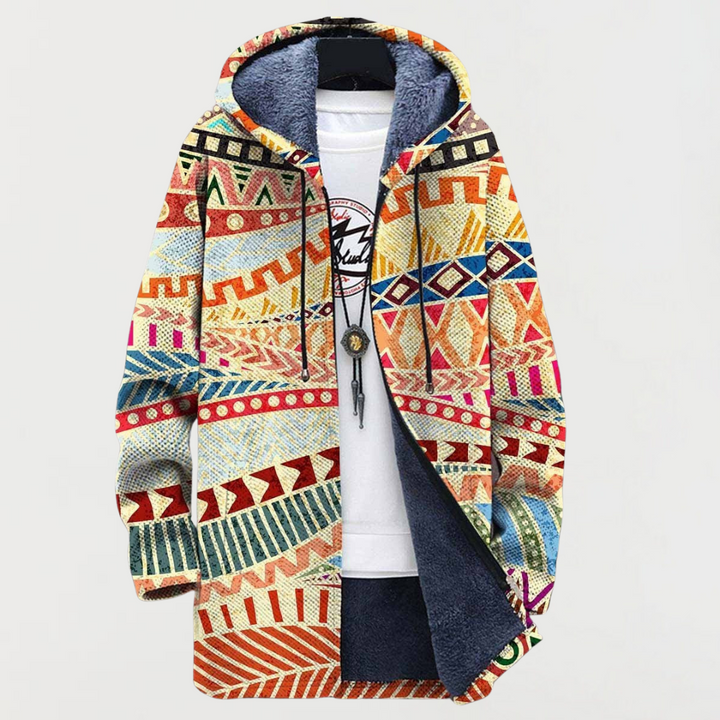 Chaqueta caleidoscopio con capucha 2