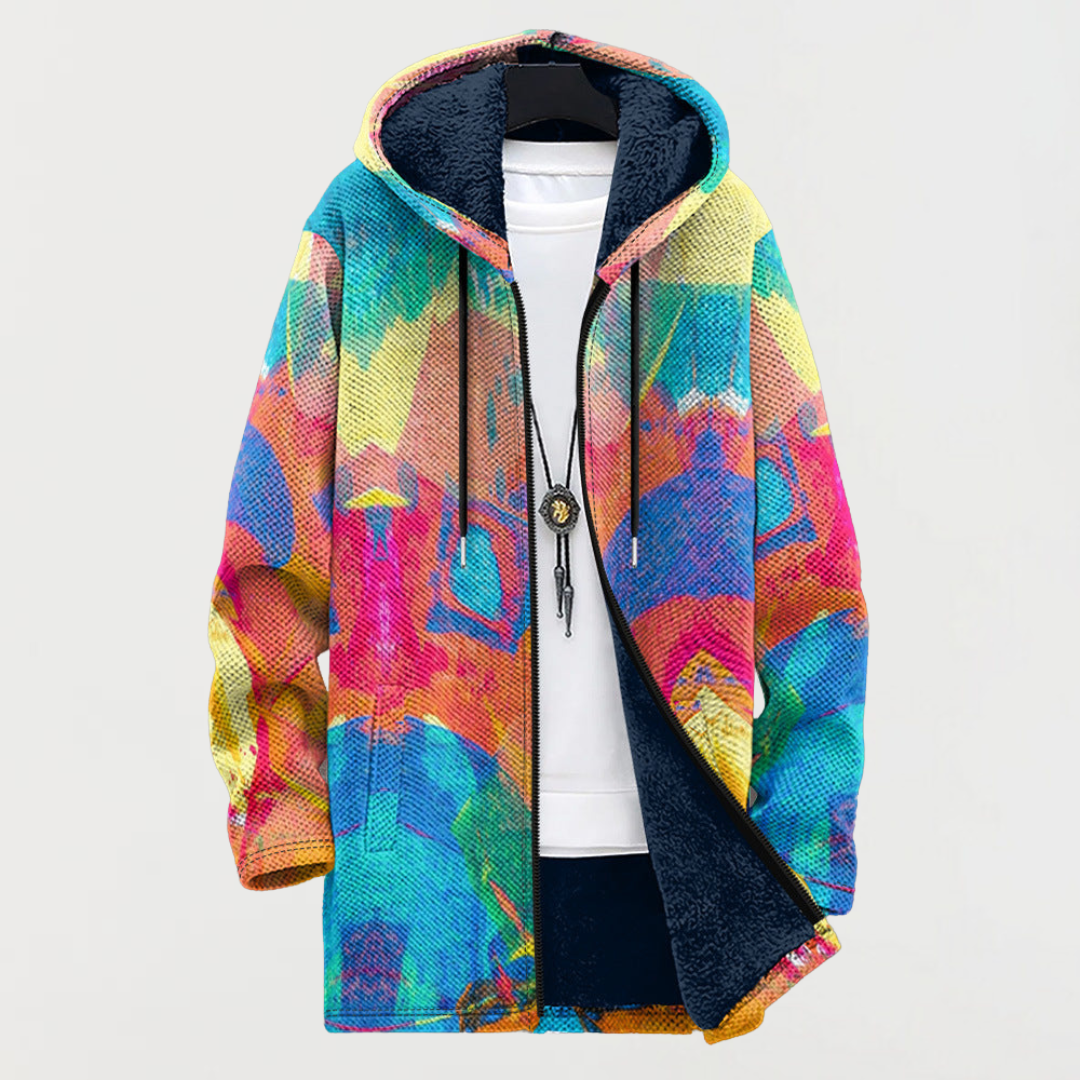Sudadera con estampado artístico 1