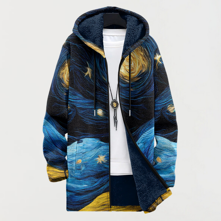 Chaqueta estampado cielo estrellado 1