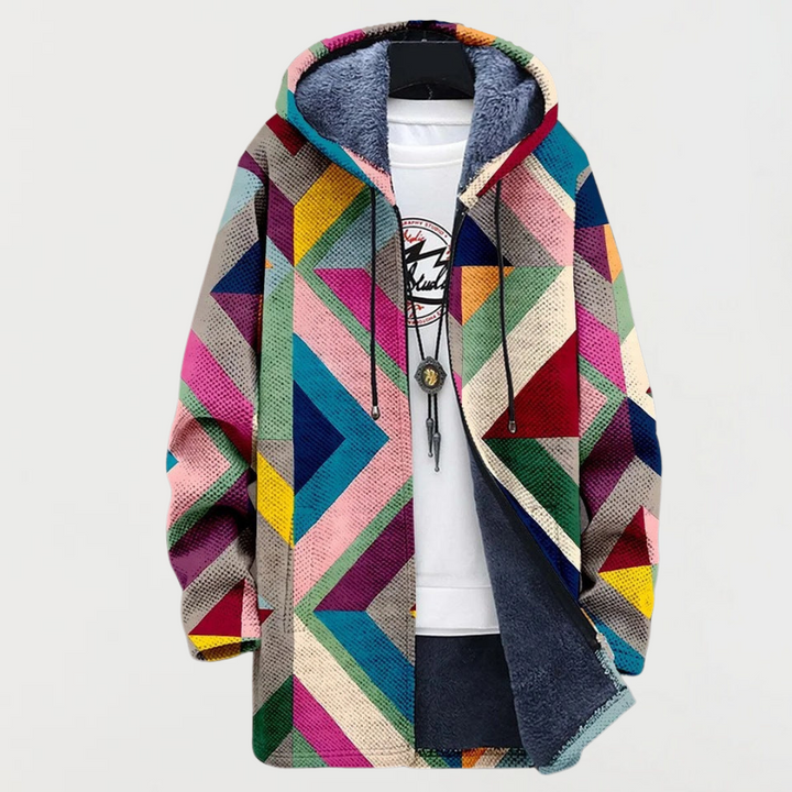 Sudadera con estampado geométrico 1