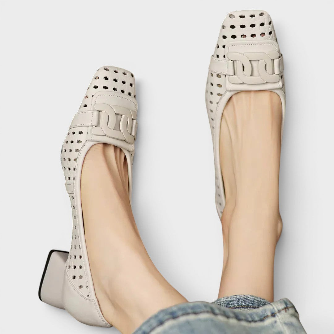 Patrizia | Tacones de Cuero Trenzado 6