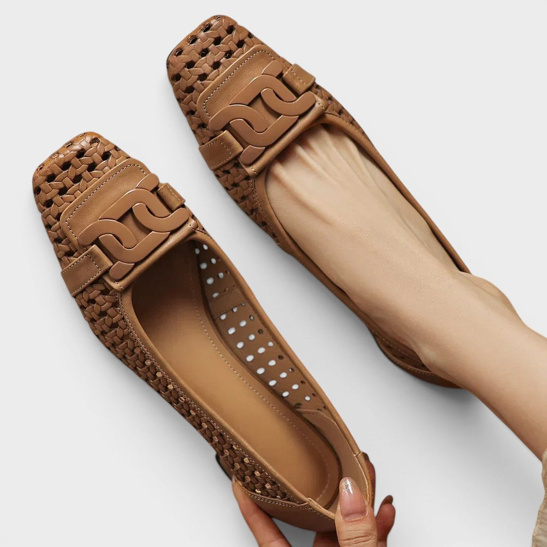 Patrizia | Tacones de Cuero Trenzado 3