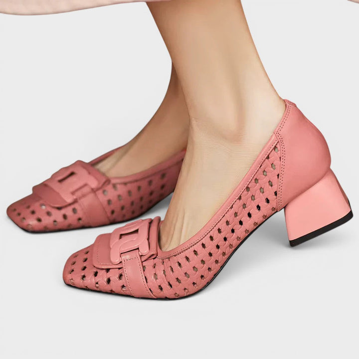 Patrizia | Tacones de Cuero Trenzado 10