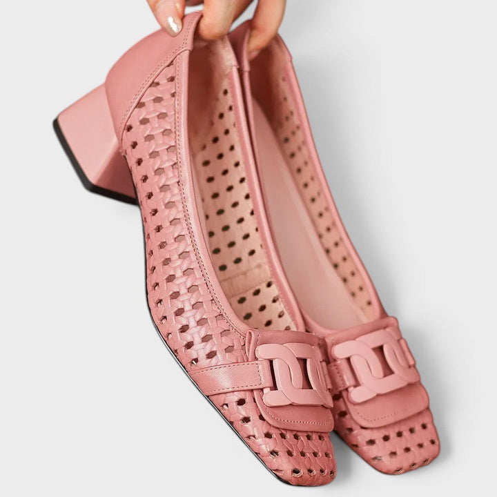 Patrizia | Tacones de Cuero Trenzado 9