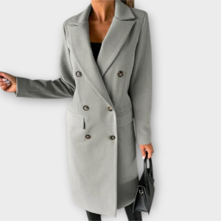 Judith | Abrigo de lana estilo trench 3