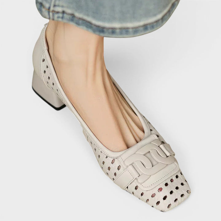 Patrizia | Tacones de Cuero Trenzado 8