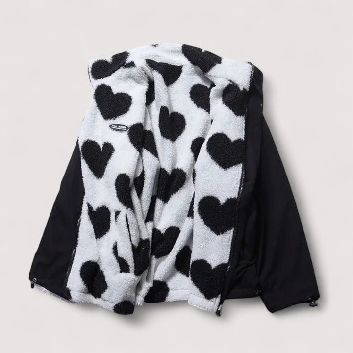 Asunción™ | Chaqueta Reversible con Corazones 2