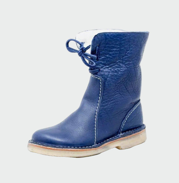 Zapatos de cuero impermeables con forro de lana 7