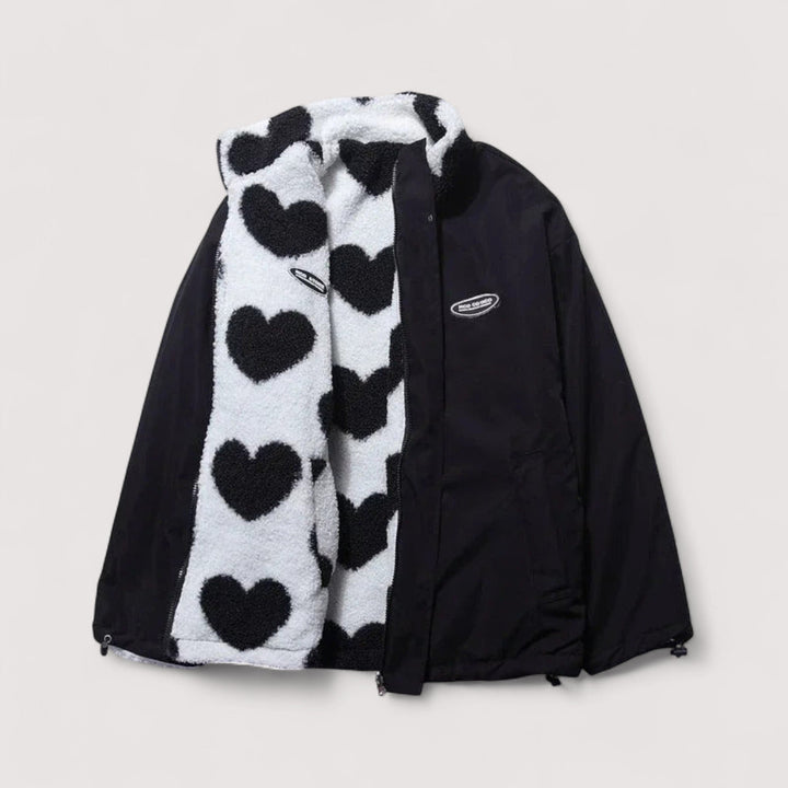Asunción™ | Chaqueta Reversible con Corazones 3