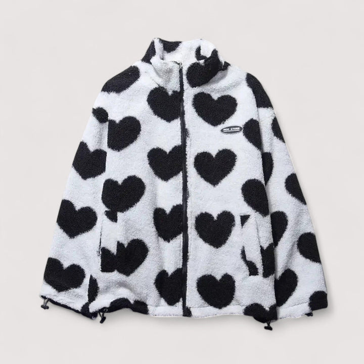 Asunción™ | Chaqueta Reversible con Corazones 4