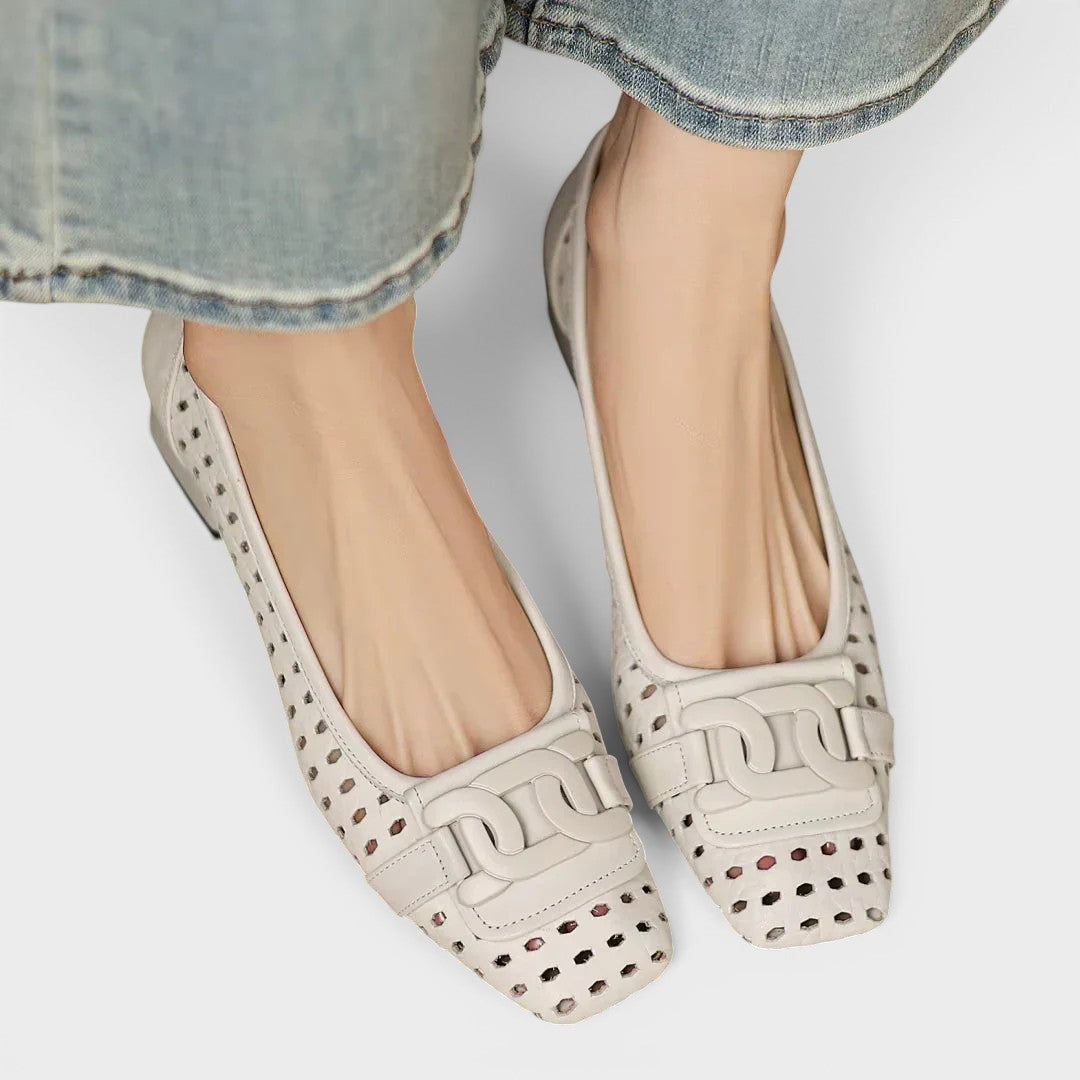 Patrizia | Tacones de Cuero Trenzado 1