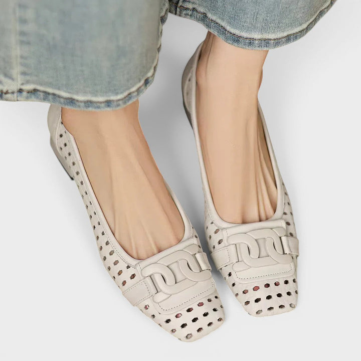 Patrizia | Tacones de Cuero Trenzado 1