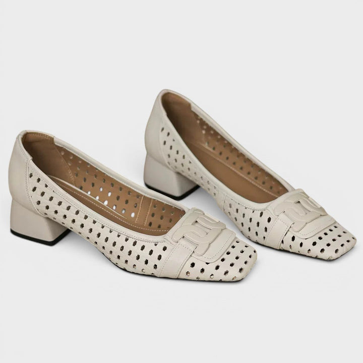 Patrizia | Tacones de Cuero Trenzado 5