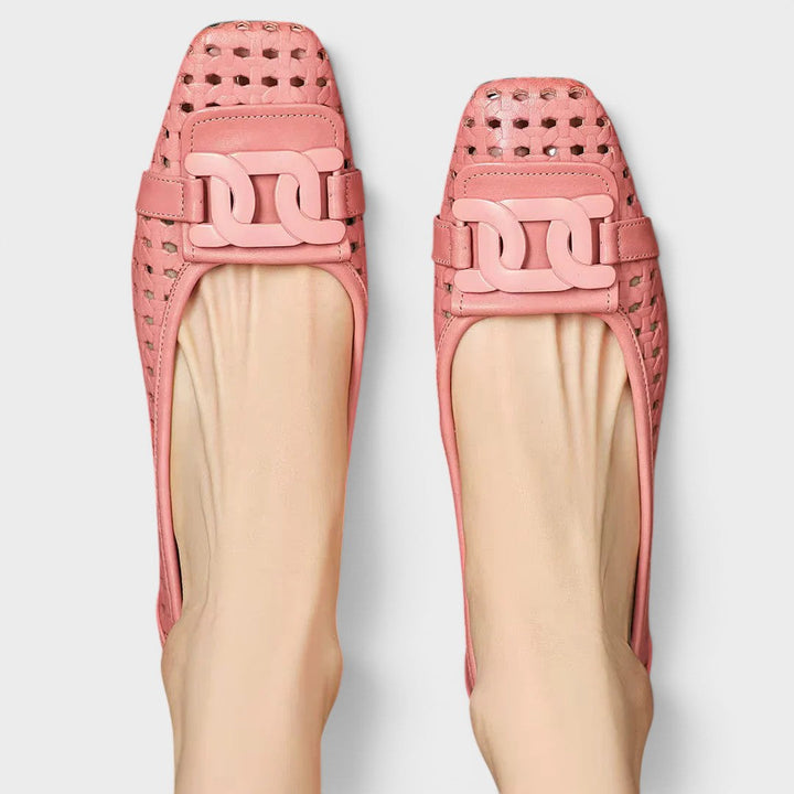 Patrizia | Tacones de Cuero Trenzado 2
