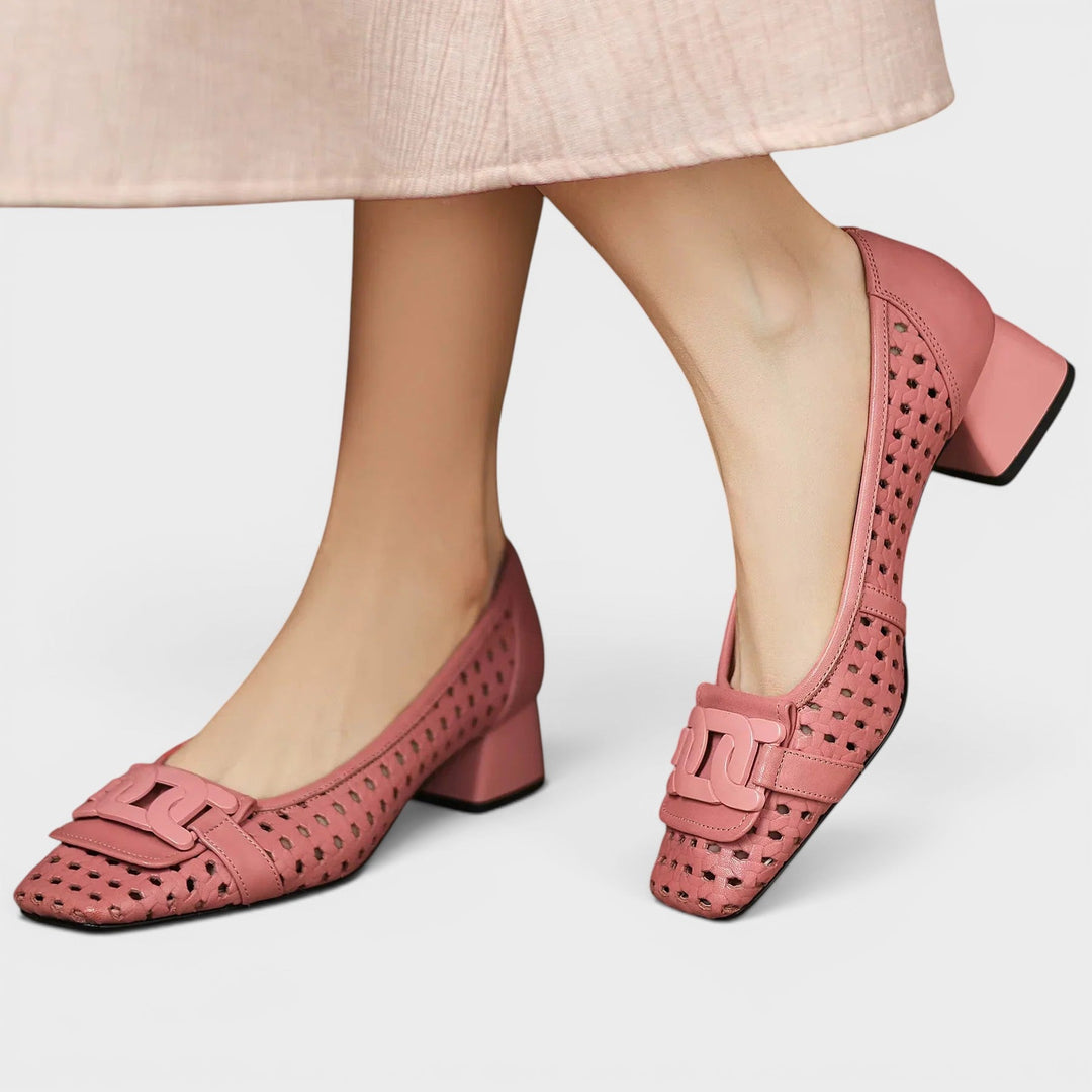 Patrizia | Tacones de Cuero Trenzado 14