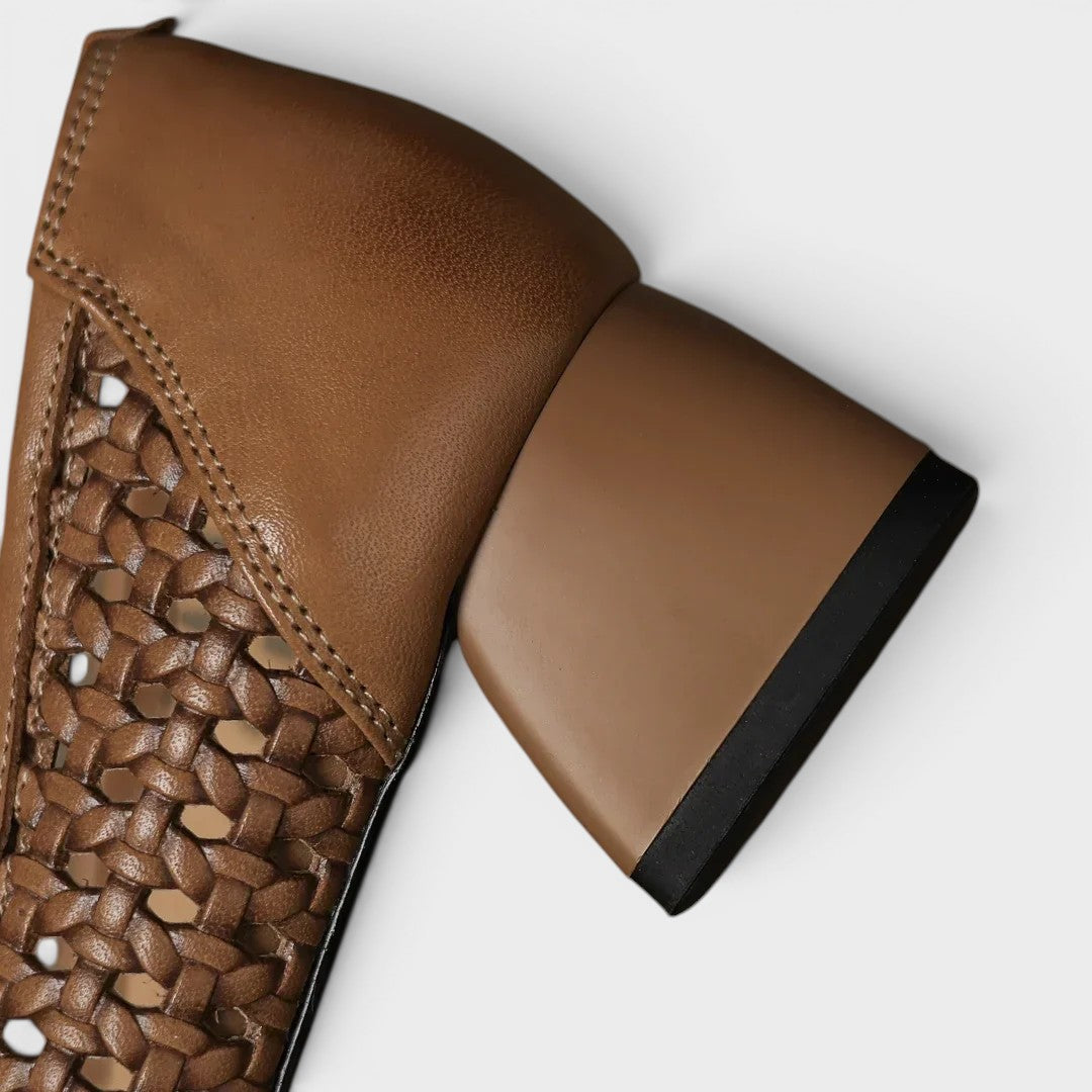 Patrizia | Tacones de Cuero Trenzado 15