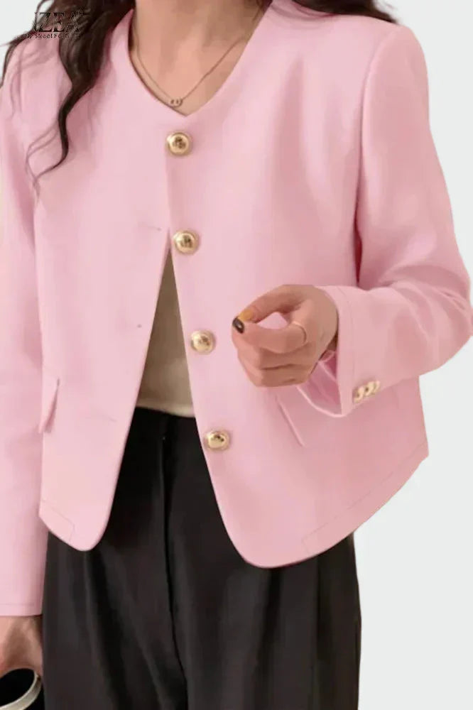 Gabriela | Chaqueta con botones dorados 3