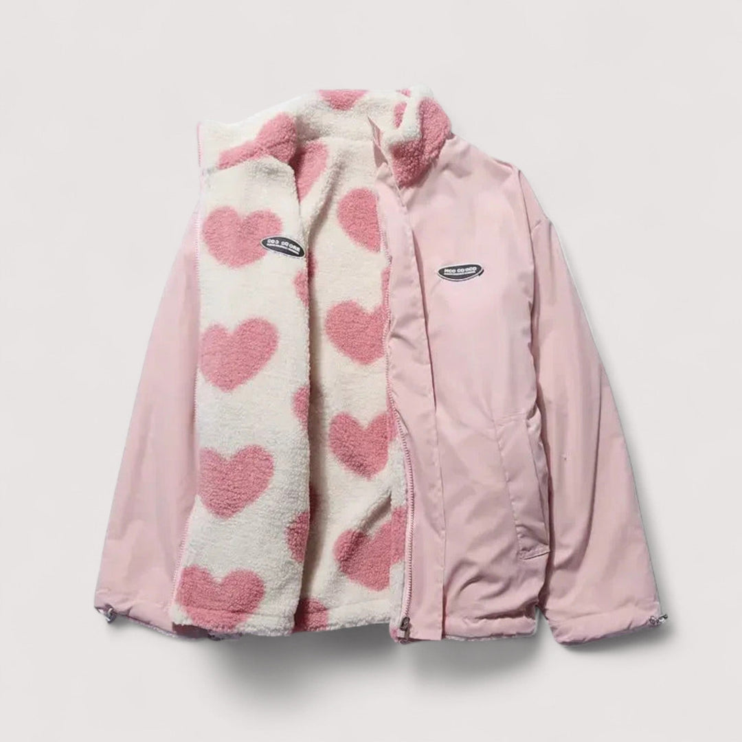 Asunción™ | Chaqueta Reversible con Corazones 9