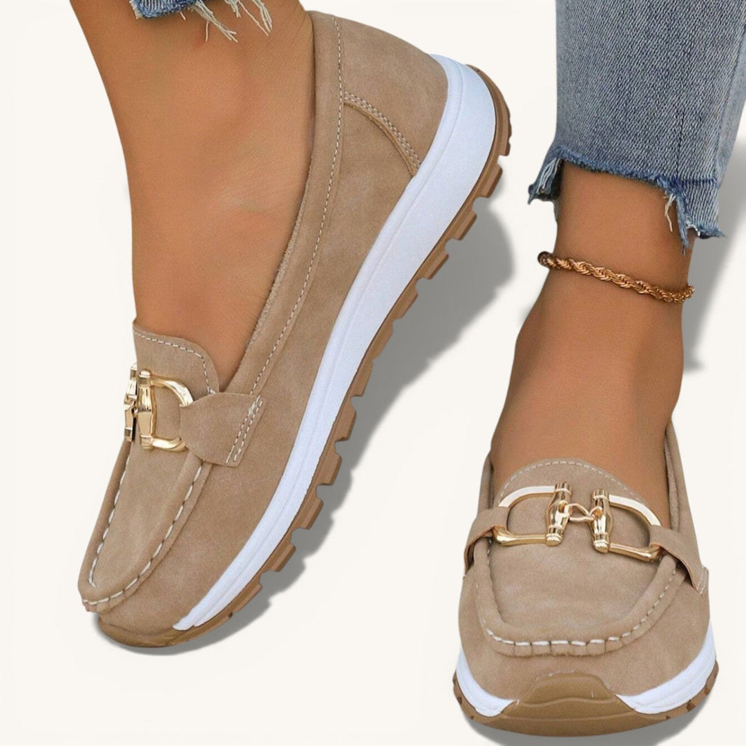 Ellie | Mocasines Planos con Detalle Metálico 1