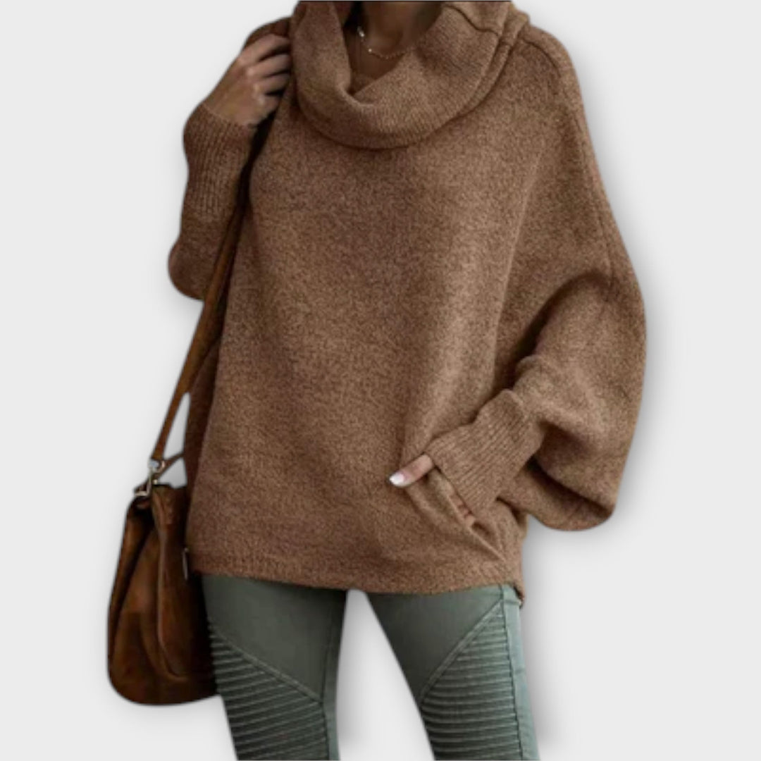Ulrike - Suéter elegante de mujer estilo cuello alto 4