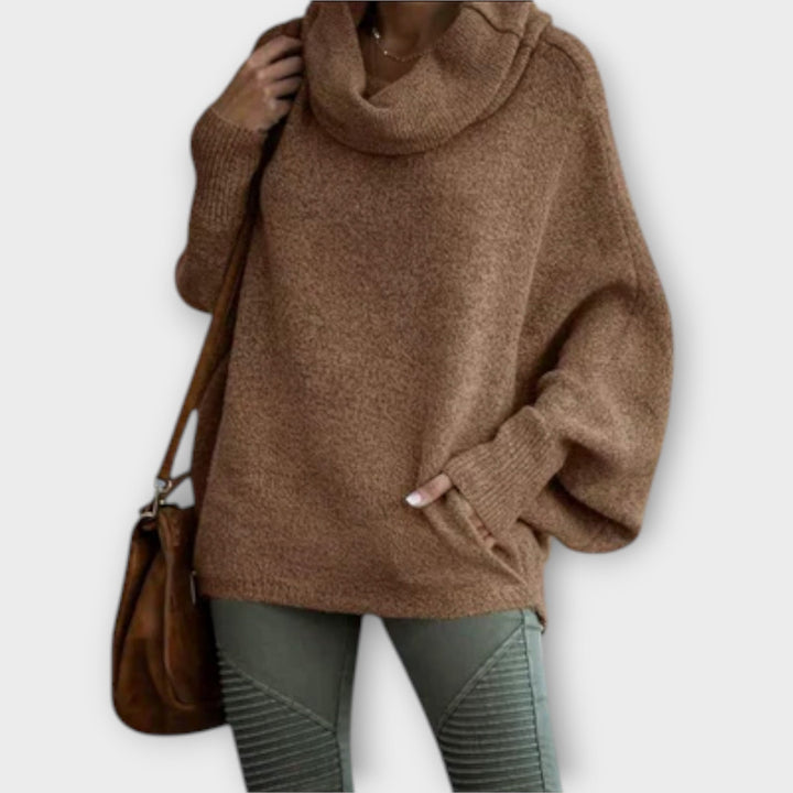 Ulrike - Suéter elegante de mujer estilo cuello alto 4
