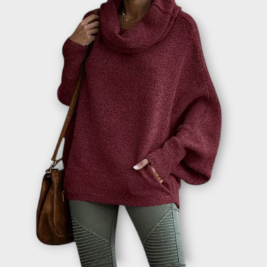 Ulrike - Suéter elegante de mujer estilo cuello alto 3