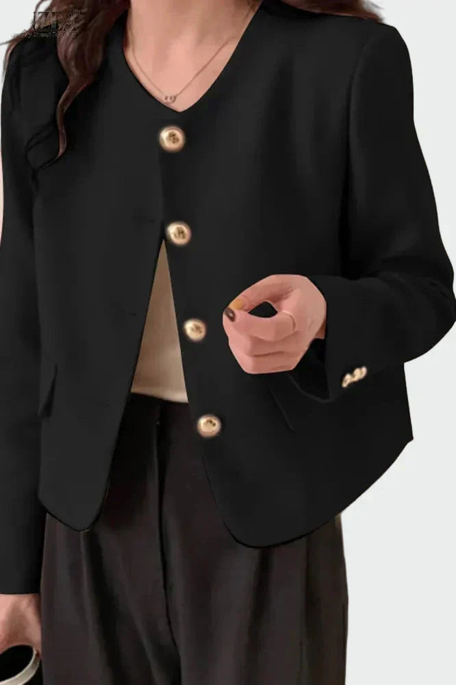 Gabriela | Chaqueta con botones dorados 2