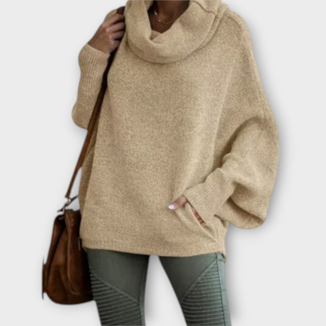 Ulrike - Suéter elegante de mujer estilo cuello alto 1
