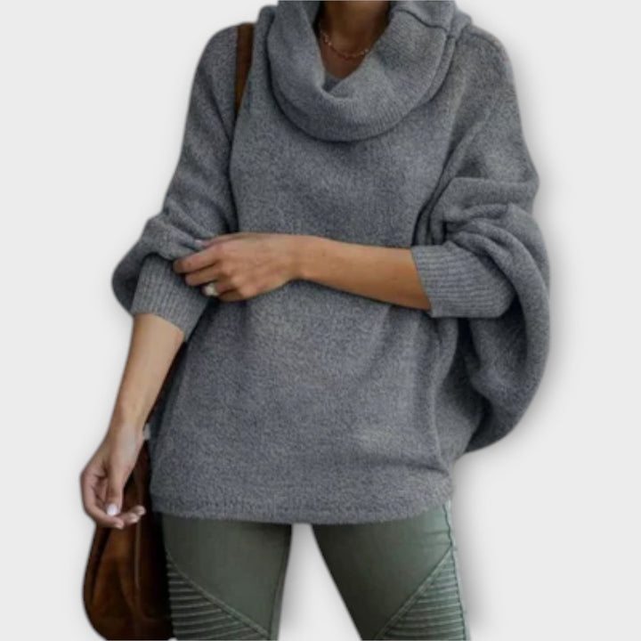 Ulrike - Suéter elegante de mujer estilo cuello alto 2