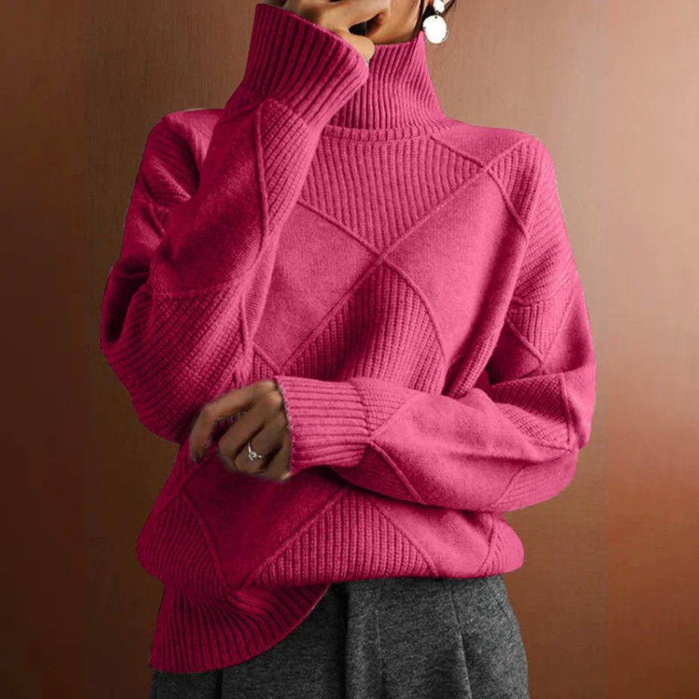 Marcelle | Suéter de cuello alto chunky 11